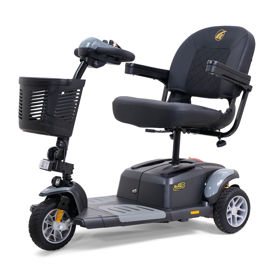 Golden Tech GB118D BuzzAround EX Extreme 3-Wheel Long Range Travel Scooter - Senior.com Scooters